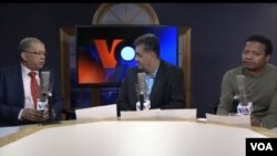 Carlos Veiga no programa Washington Fora d'Horas, na VOA