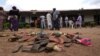 FILE - The belongings of students of Bethel Baptist High School are scattered on school premises as parents of abducted students hope for their return, in the Chikun Local Government Area of Kaduna state, northwest Nigeria, July 14, 2021. 
