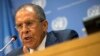Russian Foreign Minister Sergei Lavrov speaks during a news conference on the sidelines of the the 69th U.N. General Assembly at U.N. Headquarters in New York, Sept. 26, 2014.