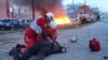 In this photo provided by Ukrainian forces on Jan. 8, 2025, paramedics work to resuscitate a man injured in a Russian strike in Zaporizhzhia, Ukraine. (Zaporizhzhia regional military administration via AP)