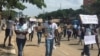 Manifestação "Luanda Lixada" em Luanda, capital angolana, 1 de Maio, 2021
