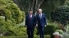 TOPSHOT - US President Joe Biden (R) and Chinese President Xi Jinping walk together after a meeting during the Asia-Pacific Economic Cooperation (APEC) Leaders' week in Woodside, California on November 15, 2023.