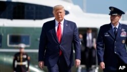 Presidente Donald Trump a caminho do Estado de Minnesota