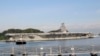 里根號航母日本橫須賀港常駐。