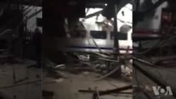 Train Accident in a New York Suburb