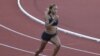 United States runner Sanya Richards-Ross trains for the 2012 Summer Olympics, July 23, 2012, in Birmingham, England. 