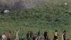 Сирийские беженцы на границе с Турцией