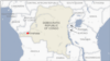 Map of Democratic Republic of Congo