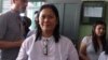 မနီလာသိန်း တရားရုံးတက်စဉ် (သတင်းဓါတ်ပုံ-သဉ္ဇာခိုင်)