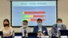 香港民意研究所10月15日公佈的最新民意調查顯示，55%的受訪者認為選委會選舉的公信力低。(美國之音 湯惠芸拍攝)