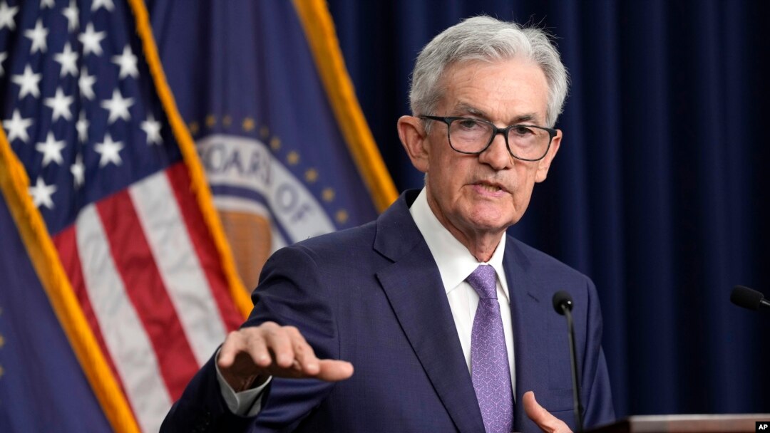ARCHIVO - El presidente de la Junta de la Reserva Federal de EEUU, Jerome Powell, habla durante una conferencia de prensa en la sede de la entidad en Washington, el miércoles 12 de junio de 2024.