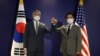 美国朝鲜事务特别代表金圣与韩国朝核问题特使会面（路透社2021年8月23日）