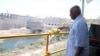 José Eduardo dos Santos na barragem de Lauca