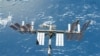Russian Supply Ship Docks with International Space Station