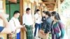  တရားစွဲဆိုခံထားရသောကချင်ခေါင်းဆောင်သုံးဦးကို မြို့နယ်တရားရုံးက စစ်ဆေးစဉ်( ၁၈၊ ၆၊ ၂၀၁၈ ရက်နေ့ -Kachin Youth Movement)