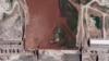 A satellite image taken May 28 shows the Grand Ethiopian Renaissance Dam on the Blue Nile river in the Benishangul-Gumuz region of Ethiopia.