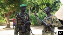 Wasu cikin sojojin 'yan tawaye da za su hade da na gwamnatin Sudan ta Kudu