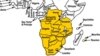Mapa dos países da SADC