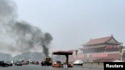 天安門遭車撞擊致五人死亡，38人受傷