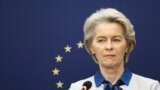资料照：欧盟委员会主席乌尔苏拉·冯德莱恩(Ursula von der Leyen)2023年12月7日出席欧中峰会。