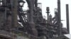 The closed Bethlehem Steel plant, Bethlehem, Pennsylvania. 