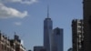 View of Freedom Tower from West Village in lower Manhattan