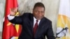 Presidente de Moçambique, Filipe Nyusi, depois de votar nas eleições gerais de 15 de Outubro 2019.