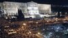 Greek protestors gather in front of the parliament in Syntagma square during a 48-hour strike by the two major Greek workers unions in central Athens, November 7, 2012. 