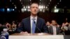 Facebook CEO Mark Zuckerberg arrives to testify before a joint hearing of the Senate Commerce and Judiciary committees on Capitol Hill in Washington, April 10, 2018, about the use of Facebook data to target American voters in the 2016 election.