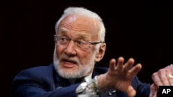Buzz Aldrin, el segundo astronauta en pisar la Luna, en 1969.