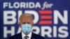 Democratic presidential candidate former Vice President Joe Biden speaks at Southwest Focal Point Community Center in, Pembroke Pines, Fla., Oct. 13, 2020. 
