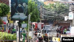 Lokacioni në kryeqytetin libanez, Beirut ku ndodhi sulmi ajror izraelit