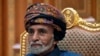 Sultan of Oman Qaboos bin Said al-Said sits during a meeting with Secretary of State Mike Pompeo at the Beit Al Baraka Royal Palace in Muscat, Oman, Jan. 14, 2019.