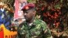 FILE - Muhoozi Kainerugaba, a son of Uganda's President Yoweri Museveni, is pictured in Kampala July 12, 2010. Kainerugaba was officially decorated following his promotion to major general Wednesday in Kampala. 