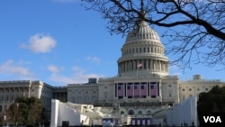 El Capitolio en Washington será sede de la investidura de Donald Trump como cuadragésimo quinto presidente de Estados Unidos, el viernes, 20 de enero, de 2016.