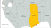 Map of Ghana