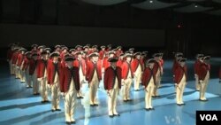 美國總統就職典禮中軍隊的獨特傳統預演