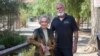 Tippi Hedren and Chris Gallucci