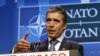 Secretary General of NATO Anders Fogh Rasmussen holds a news conference on the second day of the NATO Summit in Chicago, May 21, 2012.