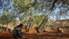 FILE - A Syrian rebel fighter prepares to fire a rocket toward a position held by regime forces, in the southern countryside of Syria's rebel-held Idlib province, Nov. 13, 2020.