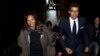 FILE - Daughter of former Angolan President Jose Eduardo dos Santos, Isabel dos Santos, and her husband Sindika Dokolo arrive for an event at the City Hall in Porto, Portugal, March 5, 2015. 