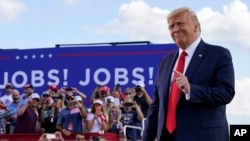 Presidente Donald Trump em Wittman