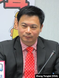 執政黨國民黨立委 吳育仁(資料照片)(美國之音 張永泰拍攝)