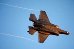 공중기동 중인 이스라엘 공군 F-35 전투기 (자료사진)