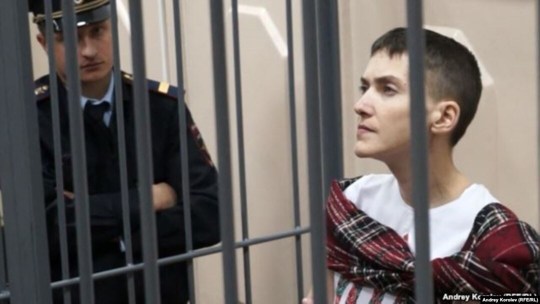 FILE - Nadiya Savchenko is now facing a 23-year prison sentence in Russia and is hailed as a hero in Ukraine.