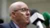 FILE - Jamie McGoldrick, outgoing U.N. humanitarian coordinator for the occupied Palestinian territories. addresses a news conference in Sanaa, Yemen, Dec. 18, 2016. He said April 12, 2024, that the system set up for the protection of aid workers in Gaza is not working.