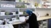 Scene in Ramallah Hospital pharmacy in West Bank