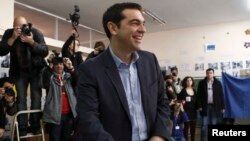 反對緊縮政策的左翼聯盟黨領袖齊普拉斯