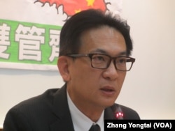 台灣執政黨民進黨立委林俊憲（美國之音張永泰拍攝）