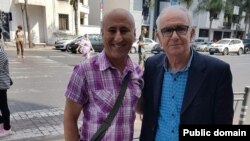 زاهیری عەبەڕەش لەگەڵ هونەرمەند عەبدولکەریم بەرشید